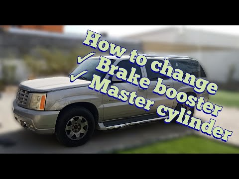 Cadillac Escalade ESV Brake booster and master cylinder