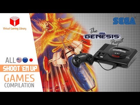 All SEGA Genesis/Mega Drive Shoot 'Em Up Games Compilation - Every Game (US/EU/JP/BR)