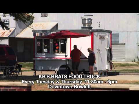 KB'S BRATS FOOD TRUCK in Downtown Rowlett!