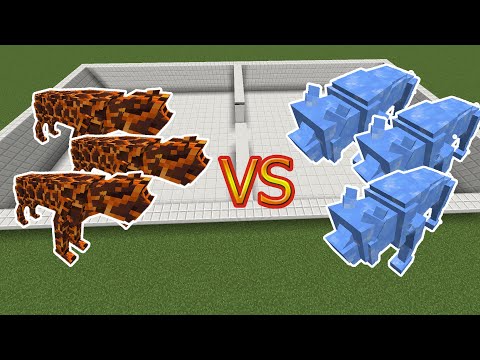 Ice bears vs Lava Cheetahs? Battle of Ice and Fire?: SCP 354-15 vs SCP 354-16