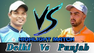 Highlights Match delhi vs punjab on tennis ball cricket dhandhara cosco cricket by punjablivecricket