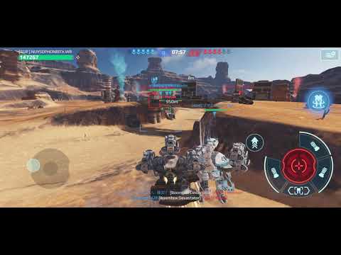 longest Teleport Scorpion Revenant || unlimited absorber shield Demeter War Robots Skirmish funny 😂