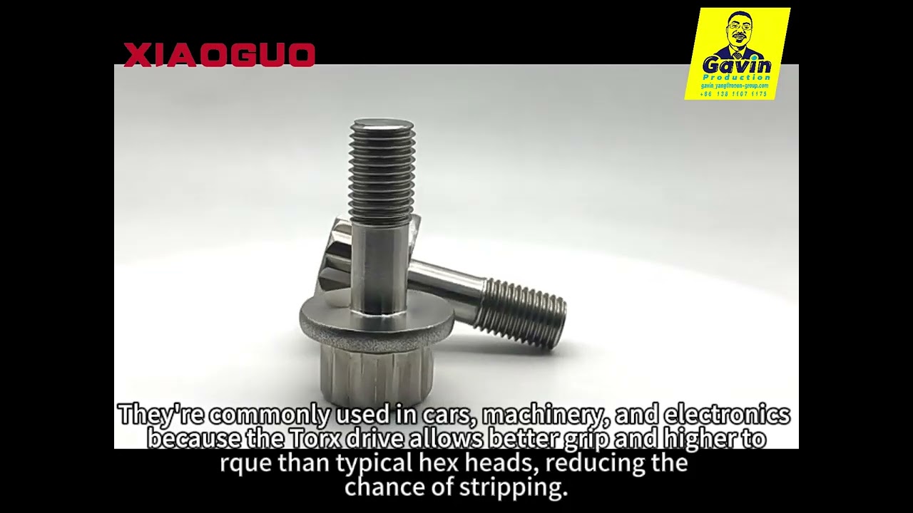 Hexagonal head bolts with large flanges