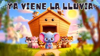 Download lagu YA VIENE LA LLUVIA🌧️ Arca Kids 🦒🐘🦍EL ARCA DE NOÉ | Canción Cristiana Infantil para niños #alabanzas mp3