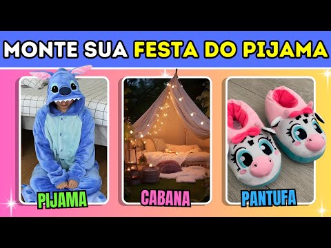 PUT TOGETHER YOUR PERFECT SLEEPOVER PARTY! 🛏️🎉 Which one will you choose? 🤔 | Choice Game | Globo...
