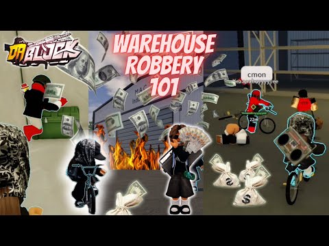 WE GOT RICH RAIDING THIS WAREHOUSE IN DA BLOCK ROBLOX + update