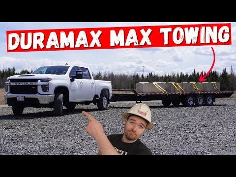 Chevy 3500 6.6L Duramax Diesel (L5P) MAX TOWING Test **Heavy Mechanic Review**