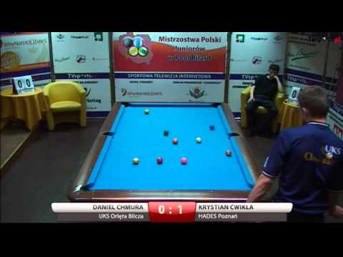 Mistrzostwa Polski Juniorów w Bilard - Kielce 2013 -9 bil