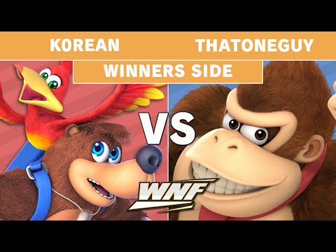 WNF 3.6 2GG K0rean (Banjo and Kazooie) vs ThatOneGuy (Donkey Kong) - Winners Side - Smash Ultimate