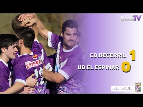 El Gol del CD.Becerril frente a la UD.El Espinar