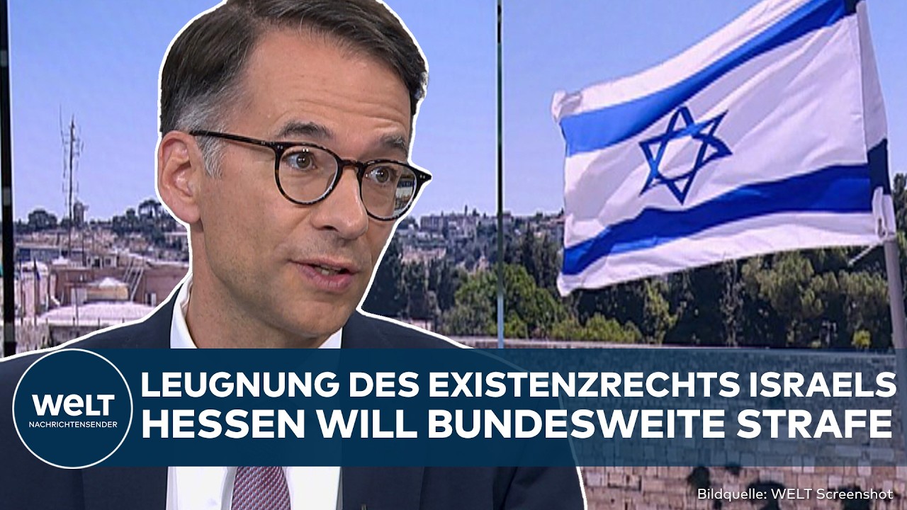 DEUTSCHLAND: "From the river to the sea" - Hessen will Strafe für Parolen gegen Existenz von Israel