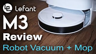 Great Robot Vacuum & Mop Combo! Lefant M3 Review