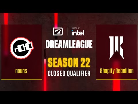 Dota2 - nouns vs Shopify Rebellion - Game 1 - DreamLeague Season 22 - CQ - NA