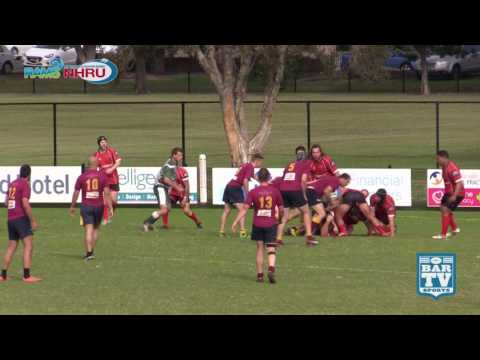 2017 NHRU Round 12 Premier 2 Highlights - The Waratahs Vs Lake Macquarie