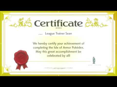 Complete Isle of Armor Pokédex Rewards