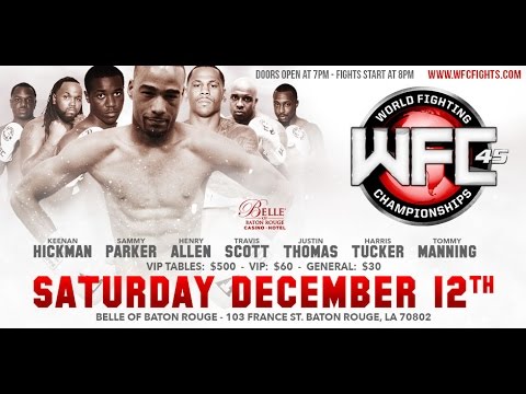 WFC 45 | Boxing Highlights Dec 12th, 2015 at the Belle of Baton Rouge
