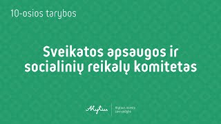 2026-09-15 Alytaus m. savivaldybės tarybos Sveikatos apsaugos ir socialinių reikalų komiteto posėdis