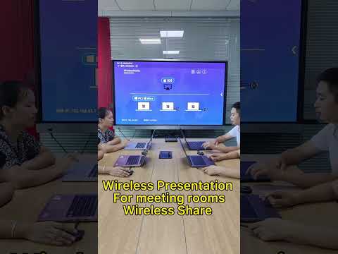 Wireless Presentation System for meeting rooms up to 4 PC #WirelessPresentation #WirelessShare