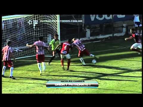 Los goles de Unión 1 - Patronato 1. Fecha 14. primera B Nacional. Fútbol Para Todos.