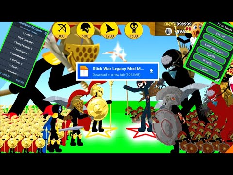Stick War Legacy MOD MENU VIP! | NEW Update - Unlimited Everything!🤫