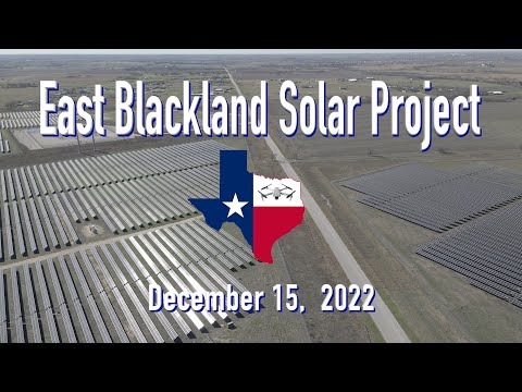 "East Blackland Solar Project"  12/15/2022   10:59AM  Texas Solar Power