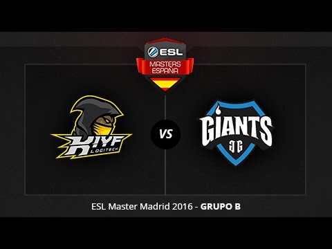 KIYF Logitech G vs. Giants - Día 2 - ESL Masters Madrid 2016 - Fase de grupos