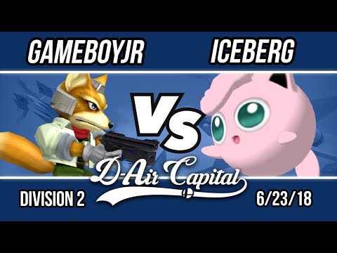 D-Air Capital 6 - Gameboyjr (Fox) Vs. Iceberg (Jigglypuff) - Division 2