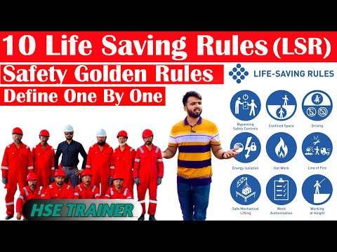 10 Life Saving Rules in SAFETY || ADNOC Safety Golden Rules || HSE TRAINER