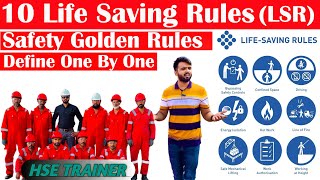10 Life Saving Rules in SAFETY || ADNOC Safety Golden Rules || HSE TRAINER