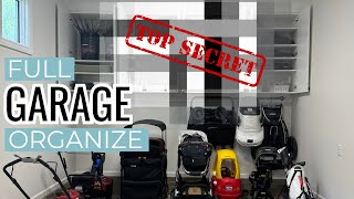 FULL GARAGE ORGANIZATION & TRANSFORMATION // Finally Organizing Our Garage with Our New Cabinets