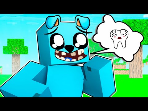 Luczek WYBIŁ ZĘBY w Minecraft 😭😭