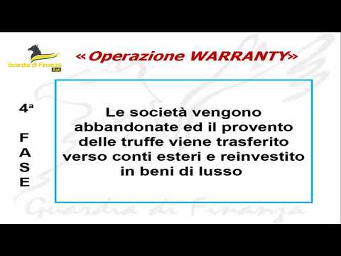 Operazione Warranty – Guardia di Finanza di Asti