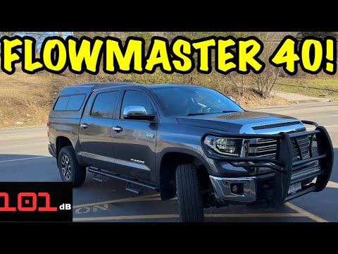 2020 Toyota Tundra 5.7L V8 w/ FLOWMASTER 40 SERIES!