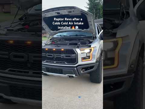 Cobb Cold Air Intake installed—hear the Raptor roar with power! #RaptorLife #Ford #raptor #rev