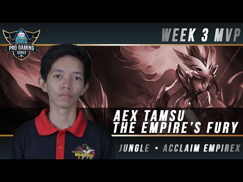 PGS Summer 2016: Week 3 MVP AEX Tamsu