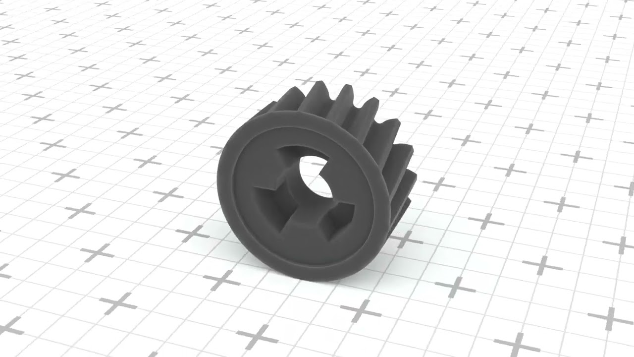 Einhell Lawn Mower Gear D40 T18 3D Print Model