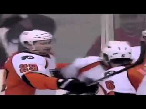 Scott Laughton's First AHL Goal [April 13, 2013] Adirondack Phantoms