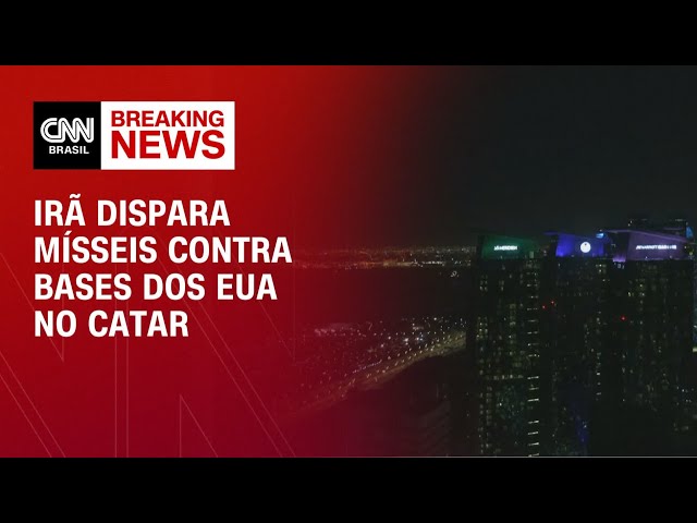 Irã dispara mísseis contra militares dos EUA no Catar | BASTIDORES CNN