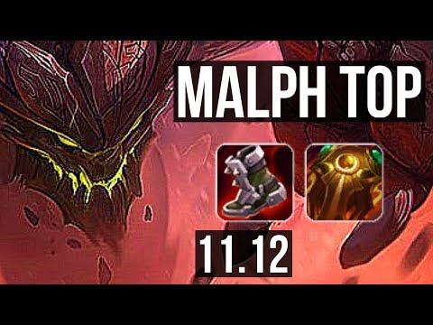 MALPHITE vs FIORA (TOP) | 65% winrate, 3/1/5 | KR Grandmaster | v11.12