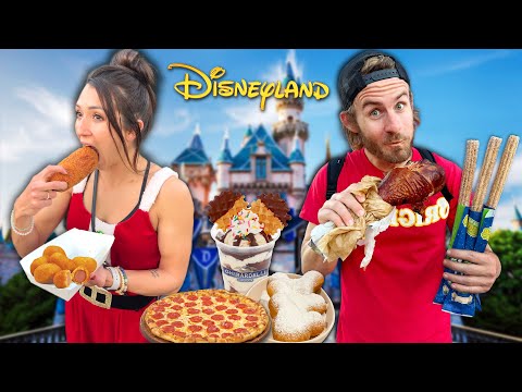 We Ate The UNHEALTHIEST Disney Foods For 24 Hours!