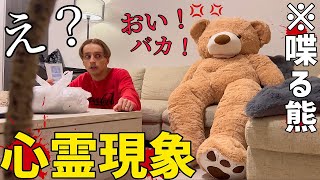 巨大なクマのぬいぐるみが喋り出したら兄はどうするのか！？【ドッキリ】