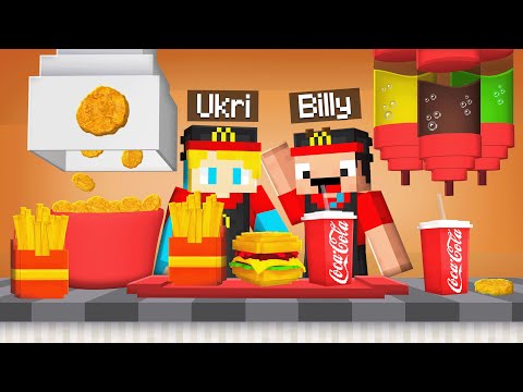 Ukri und Billy haben einen modernen MCDONALDS eröffnet in Minecraft!