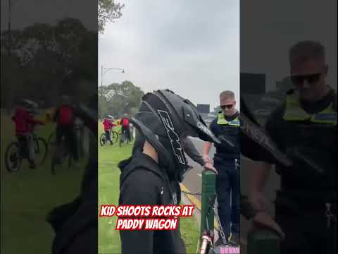 Kid shoots rocks at Coppas #electricbicycle #mtb #rideout #surronebike #community #electricbike