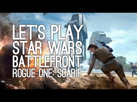 Star Wars Battlefront Rogue One Scarif DLC: Let's Play Rogue One Scarif - SWISHY CAPE