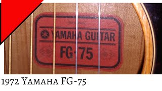 Video thumbnail for 1972 Yamaha FG-75 Guitarchaeology w/ Picking & Flipping by PinetopJackson