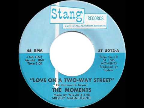 1970 HITS ARCHIVE: Love On A Two-Way Street - Moments (mono 45)