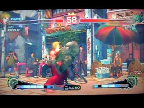 SSF4: cuby (Ken) vs KwAza135 (Blanka)