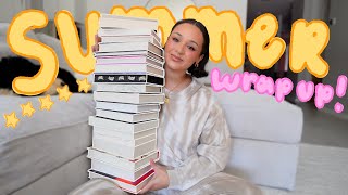 every book I read this summer ♡ (June, July + August wrap up)