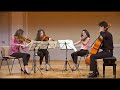 Franz Schubert Quartet No. 15 in G Major (Allegro molto moderato) performed by Quartetto Intime Voci
