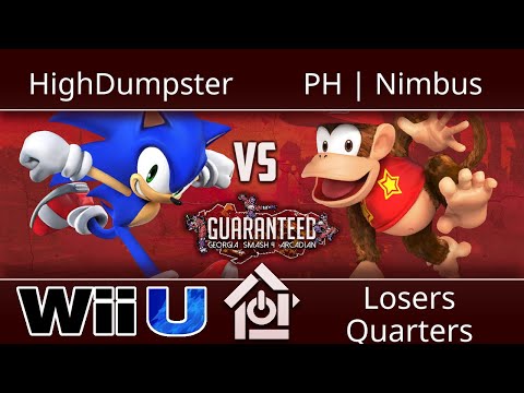 Guaranteed: GA Arcadian - HighDumpster (Sonic) vs PH | Nimbus (Diddy Kong) - Smash 4 Losers Quarters